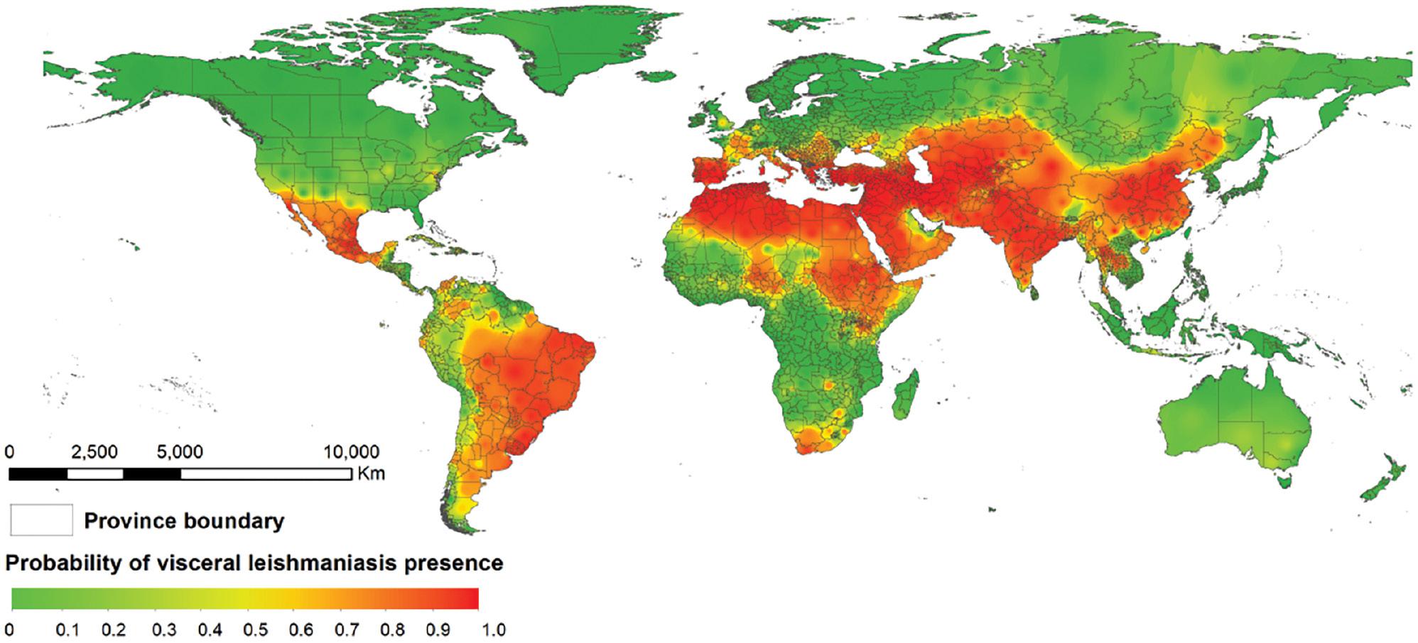 Global Distribution and Prediction of Transmission-Risk of Visceral ...